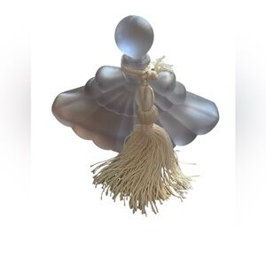 Vintage frosted lilac Perfume Bottle